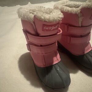 Toddler Girls' Denver Winter Boots - Cat & Jack™ Pink 12T